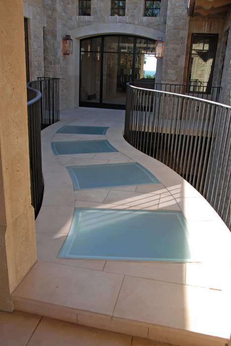 glass floor